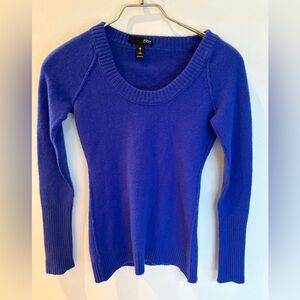 Aqua Women's Blue Crew Neck Sweater